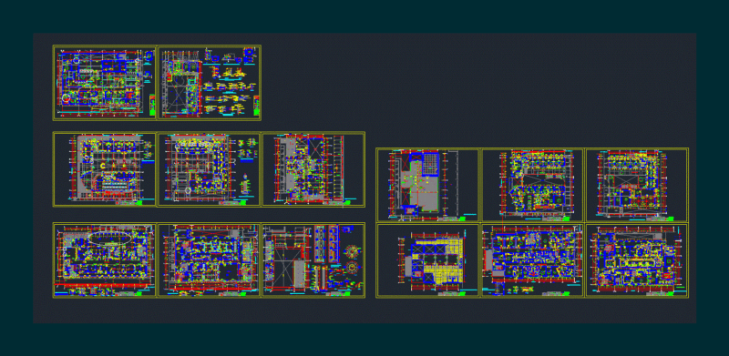 Hospital DWG Plan for AutoCAD
