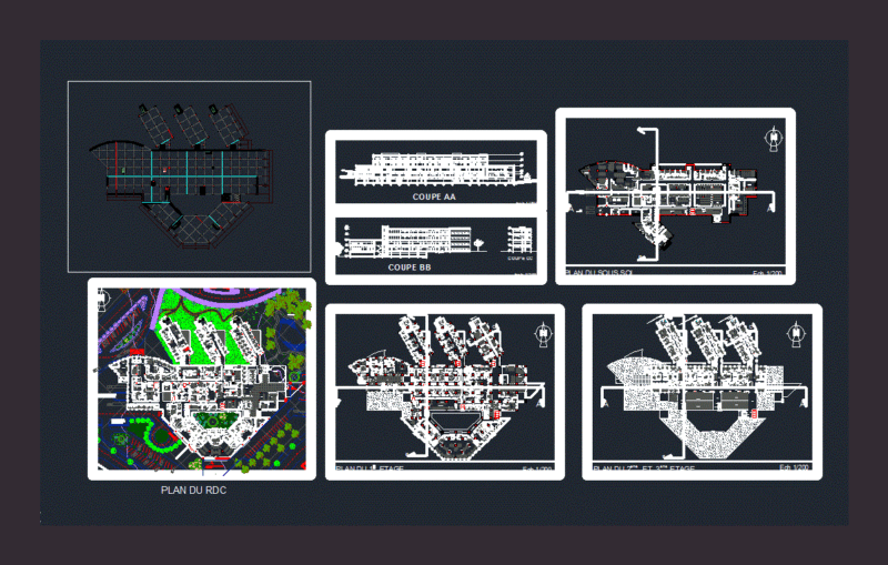Hospital DWG Detail for AutoCAD