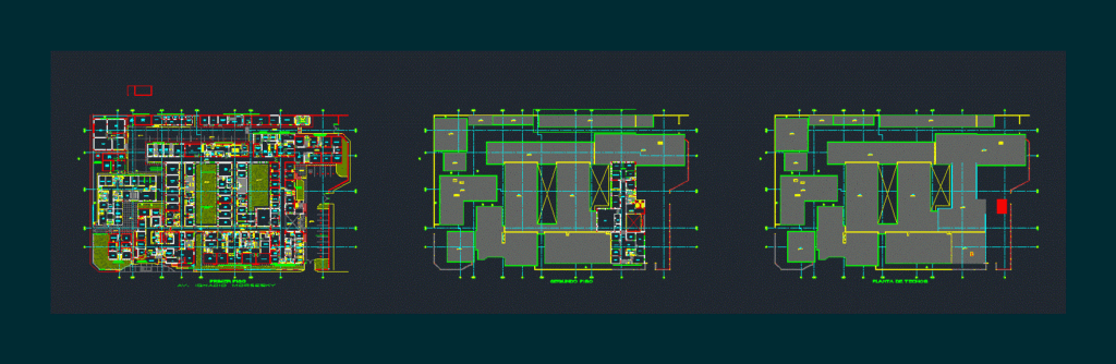 Hospital DWG Block for AutoCAD