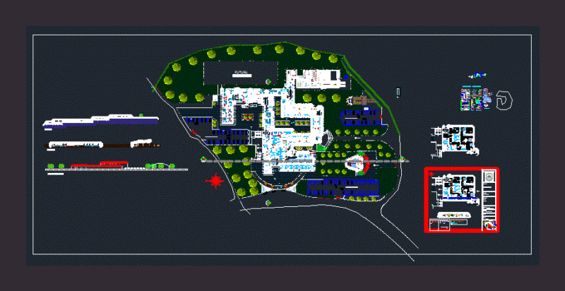 Hospital DWG Block for AutoCAD