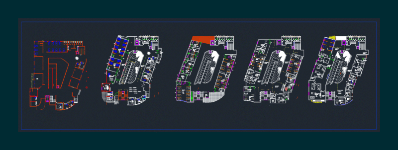 Hospital DWG Block for AutoCAD