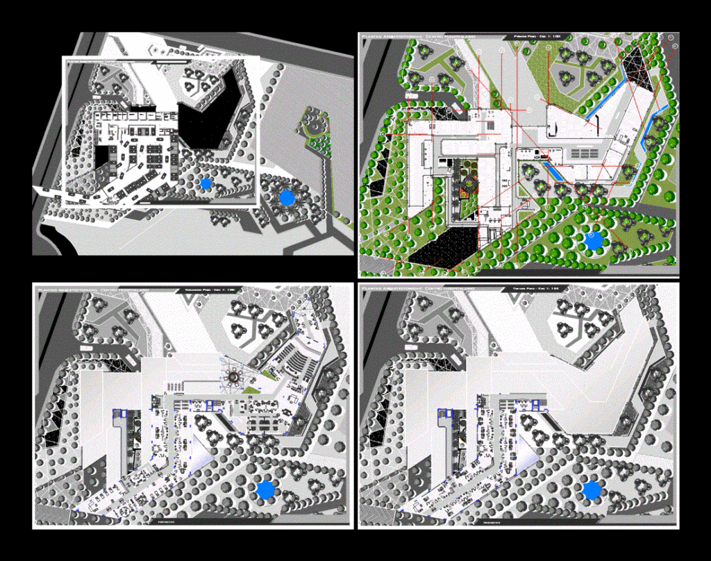 Hospital Center DWG Block for AutoCAD