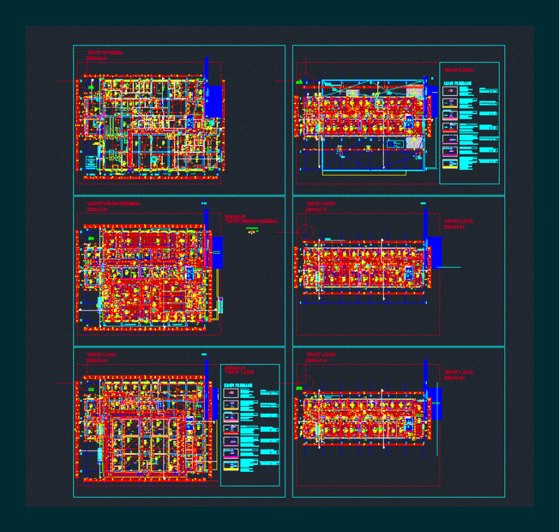 Hospital Croatian DWG Plan for AutoCAD