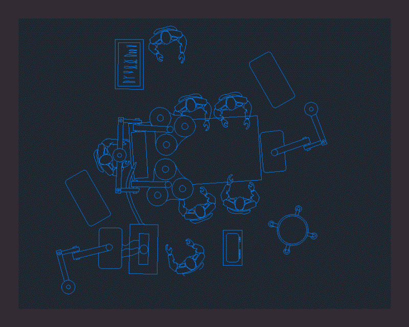 Hospital Furniture DWG Block for AutoCAD