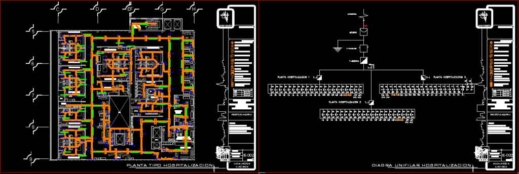 Hospital Installations DWG Block for AutoCAD