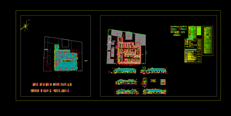 Hospital Map DWG Plan for AutoCAD
