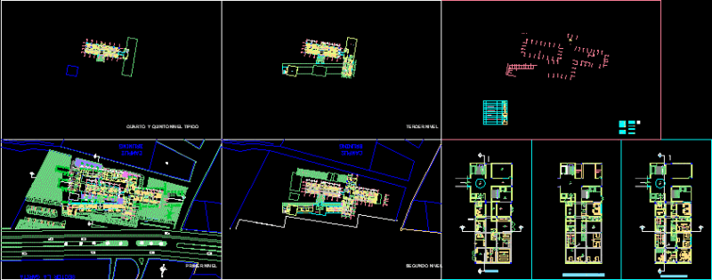 Hospital – Plants DWG Block for AutoCAD
