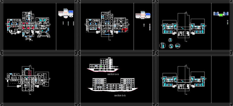 Hospital Project DWG Full Project for AutoCAD