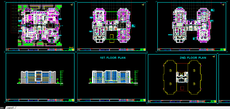 Hospital Project DWG Full Project for AutoCAD