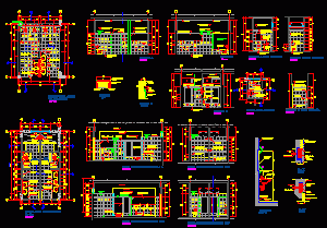 Sanitary in Hospitals and Health Centers 2D DWG Plan for AutoCAD