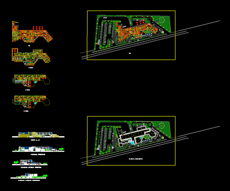 Hospital Type 3 Venezuela DWG Section for AutoCAD