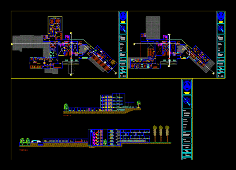 Hospital Type Iii DWG Detail for AutoCAD
