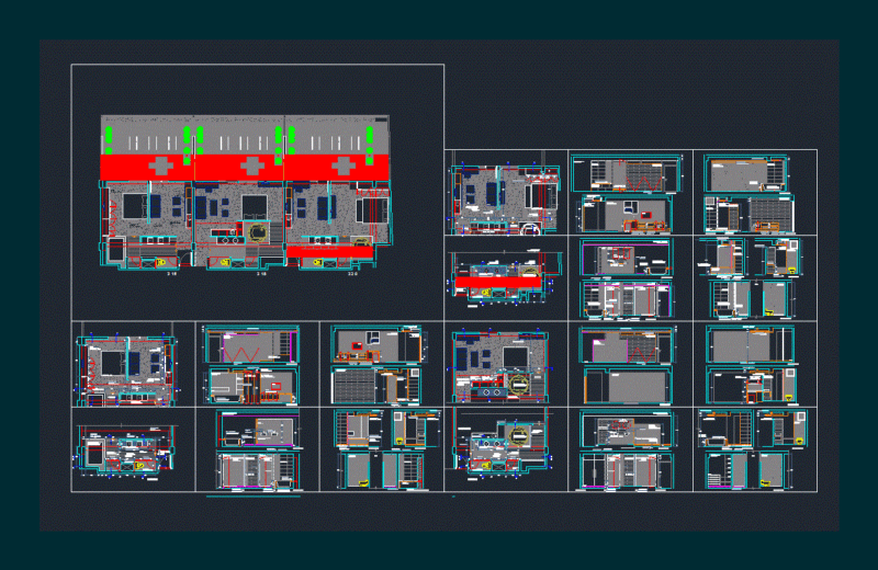 Hotel Interior – Bedrooms DWG Full Project for AutoCAD