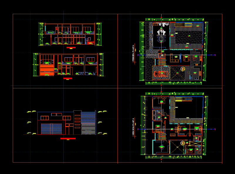 House Autistic Child DWG Plan for AutoCAD