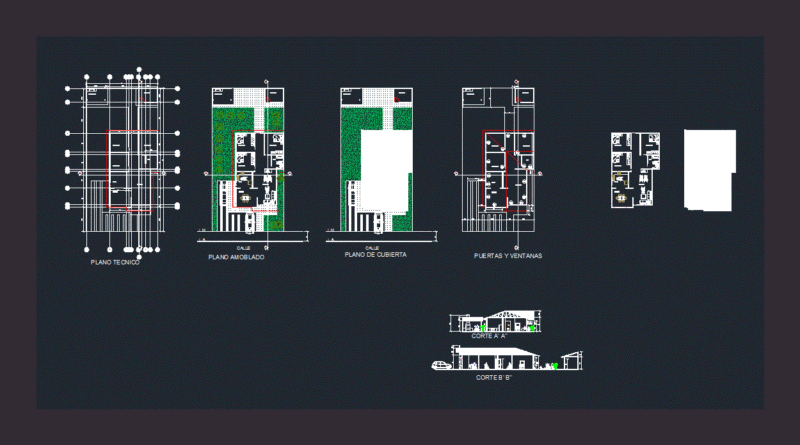 Housing For Disabled DWG Block for AutoCAD