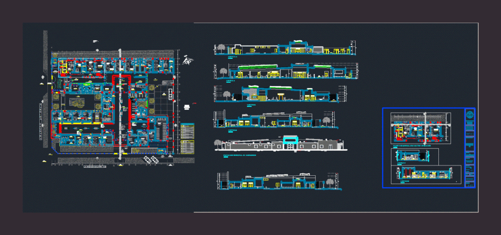 I Kind Hospital – 4 DWG Block for AutoCAD