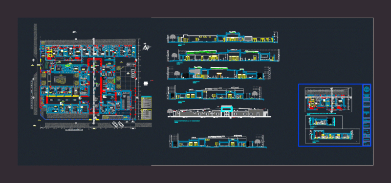 I Kind Hospital – 4 DWG Block for AutoCAD