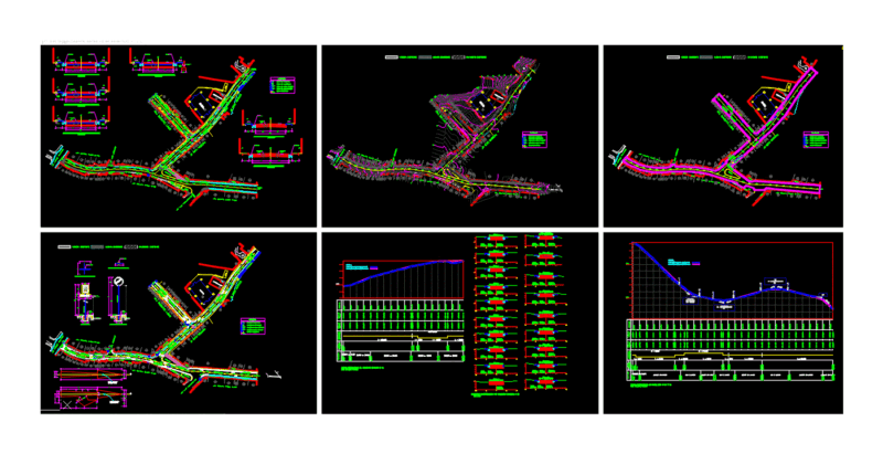 Improving Streets DWG Block for AutoCAD