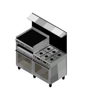Industrial Kitchen DWG Block for AutoCAD