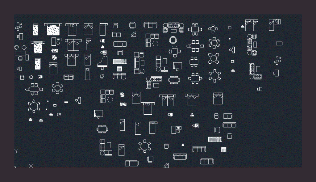 Inner Blocks Family DWG Block for AutoCAD