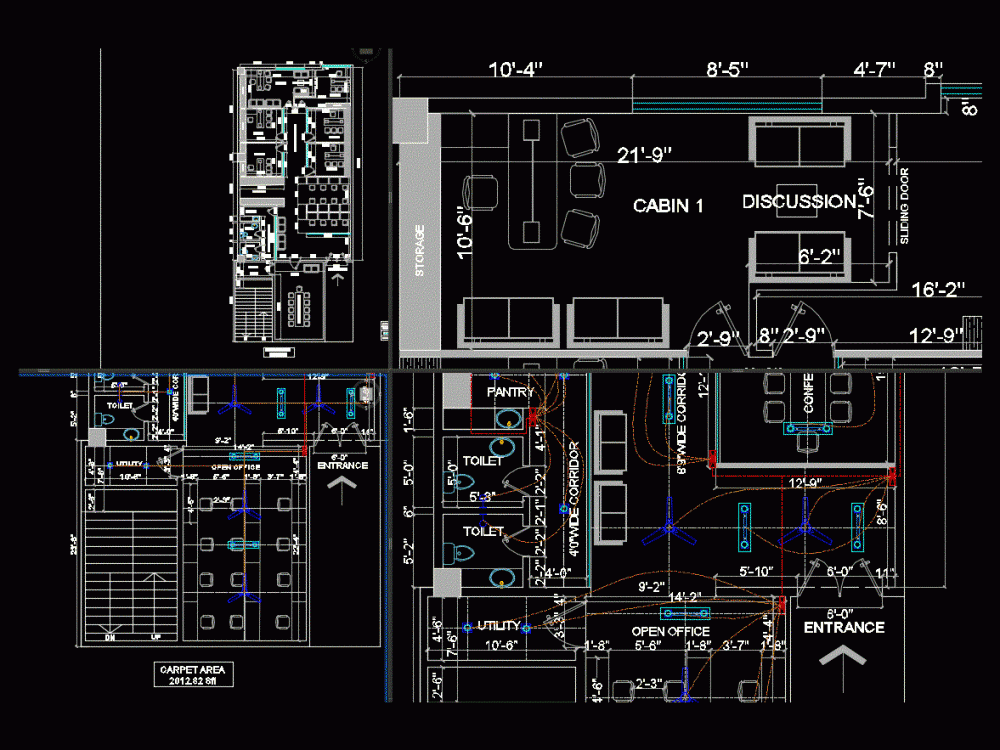Interior Design Offices DWG Block for AutoCAD • Designs CAD