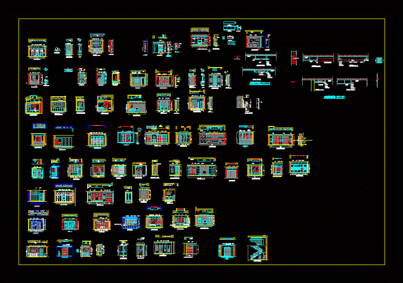 Interior Equipment DWG Detail for AutoCAD