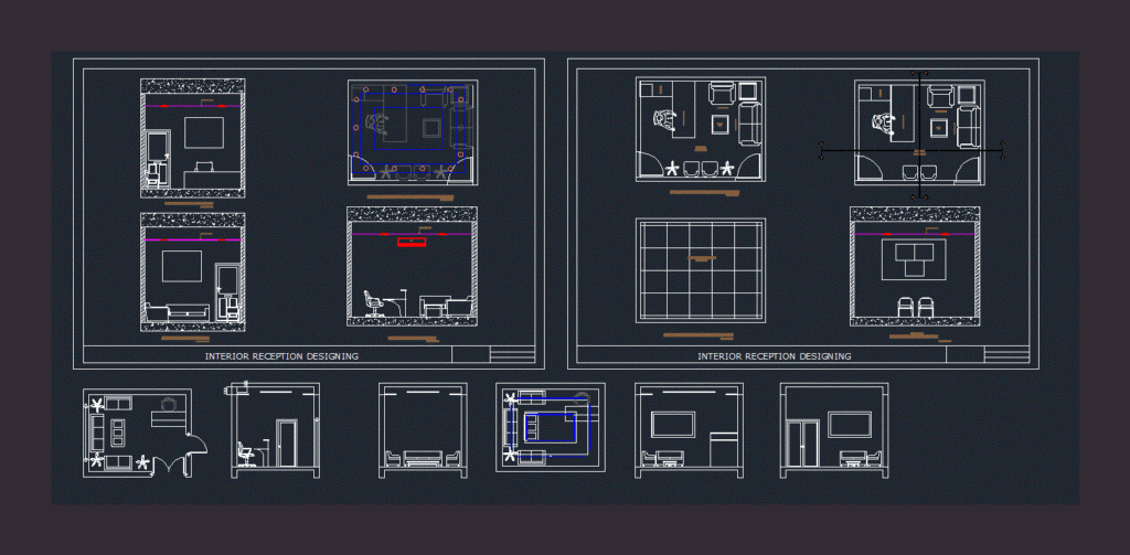 Interior Ofices DWG Block for AutoCAD