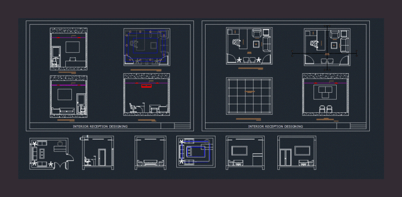 Interior Ofices DWG Block for AutoCAD