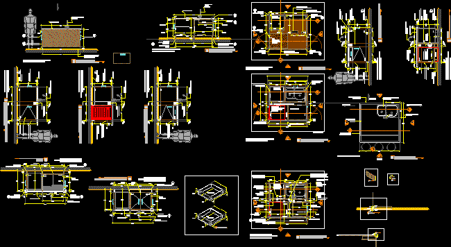 kitchen island design dwg