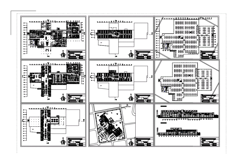 It Is A Type 3 General Hospital; Public DWG Elevation for AutoCAD