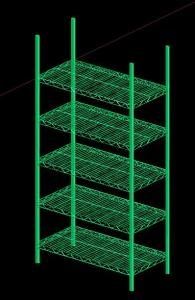 Jhonson Shelf Mark Rose Key DWG Block for AutoCAD