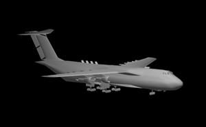 Jumbo Airplane 3D DWG Plan for AutoCAD