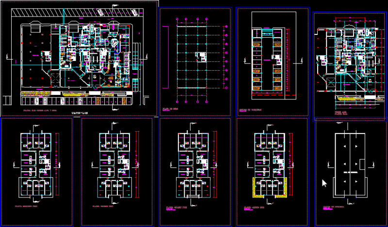 Kennedy Clinic, Guayaquil, Ecuador DWG Plan for AutoCAD