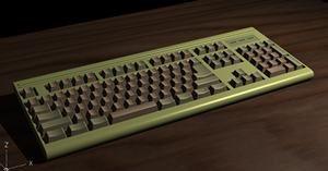 Computer Keyboard 3D DWG Model for AutoCAD