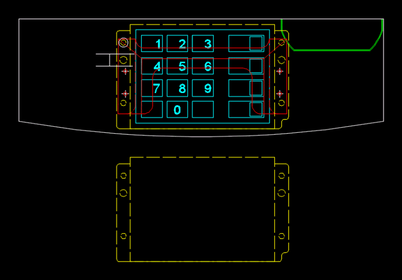 Keyboard Protector 3D DWG Model for AutoCAD