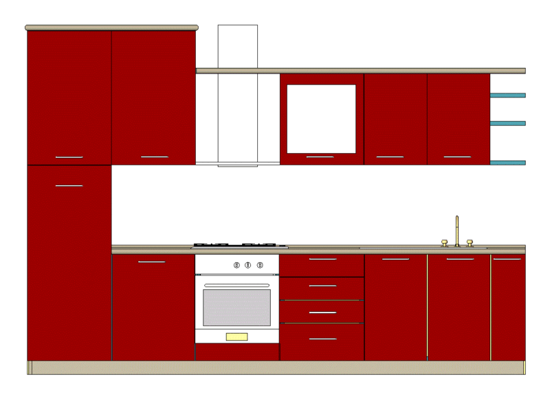 Kitchen RFA CAD Drawing