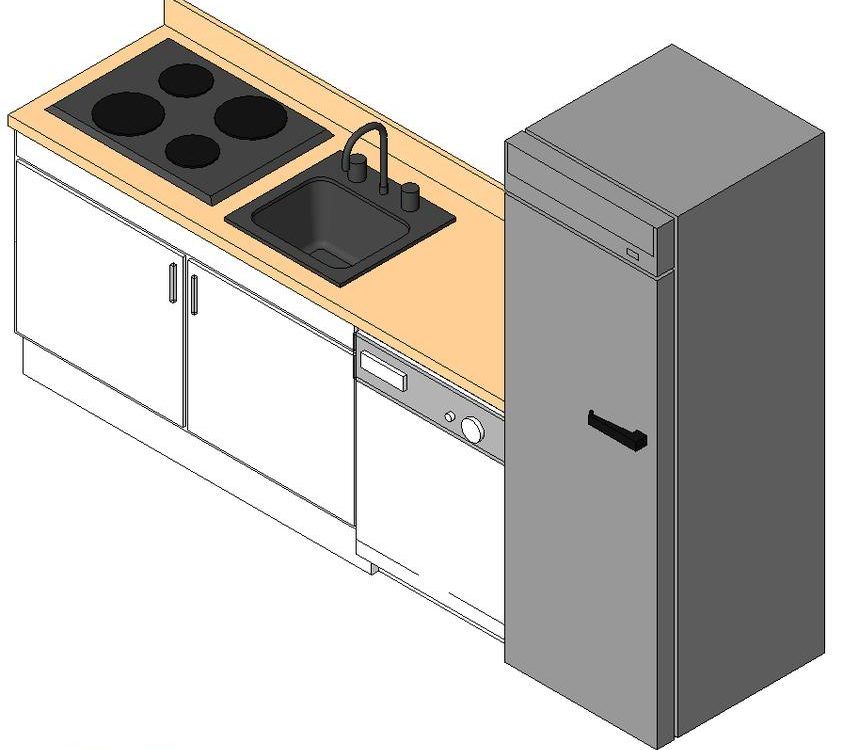 Kitchen 3D DWG Model for AutoCAD • Designs CAD