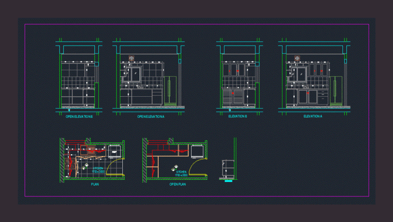 Kitchen DWG Detail for AutoCAD