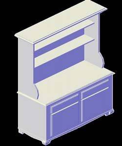 Kitchen Counter 3D DWG Model for AutoCAD
