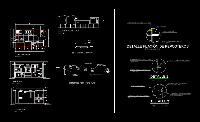 Kitchen Details DWG Detail for AutoCAD