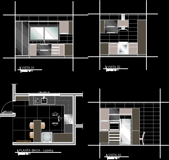 Kitchen DWG Full Project for AutoCAD • Designs CAD