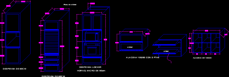 Kitchen Furniture DWG Block for AutoCAD