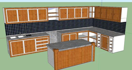 Kitchen Cabinet 3d Skp Model For Sketchup Designs Cad,Handmade Easy Greeting Card Designs Simple