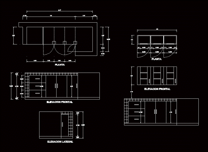 Kitchen Cabinet Detail DWG Detail for AutoCAD