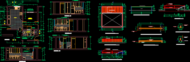 Kitchen Detail DWG Plan for AutoCAD
