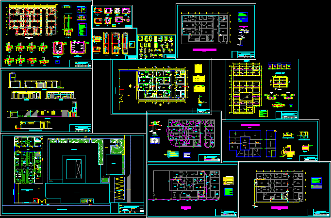 Laboratory 2D DWG Full Project For AutoCAD • Designs CAD