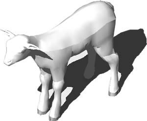 Lamb Livestock 3D DWG Model for AutoCAD