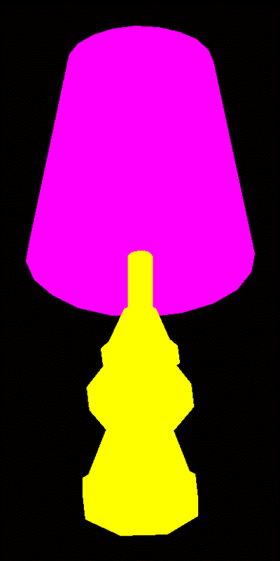 Lamp 3D DWG Model for AutoCAD