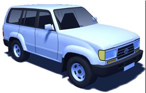 Land Cruiser 3D 3DS Model for 3D Studio Max
