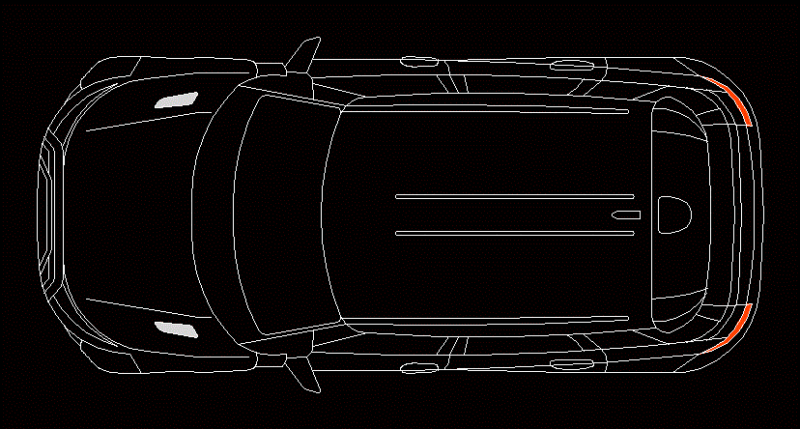 Land Rover Evoque DWG Block for AutoCAD